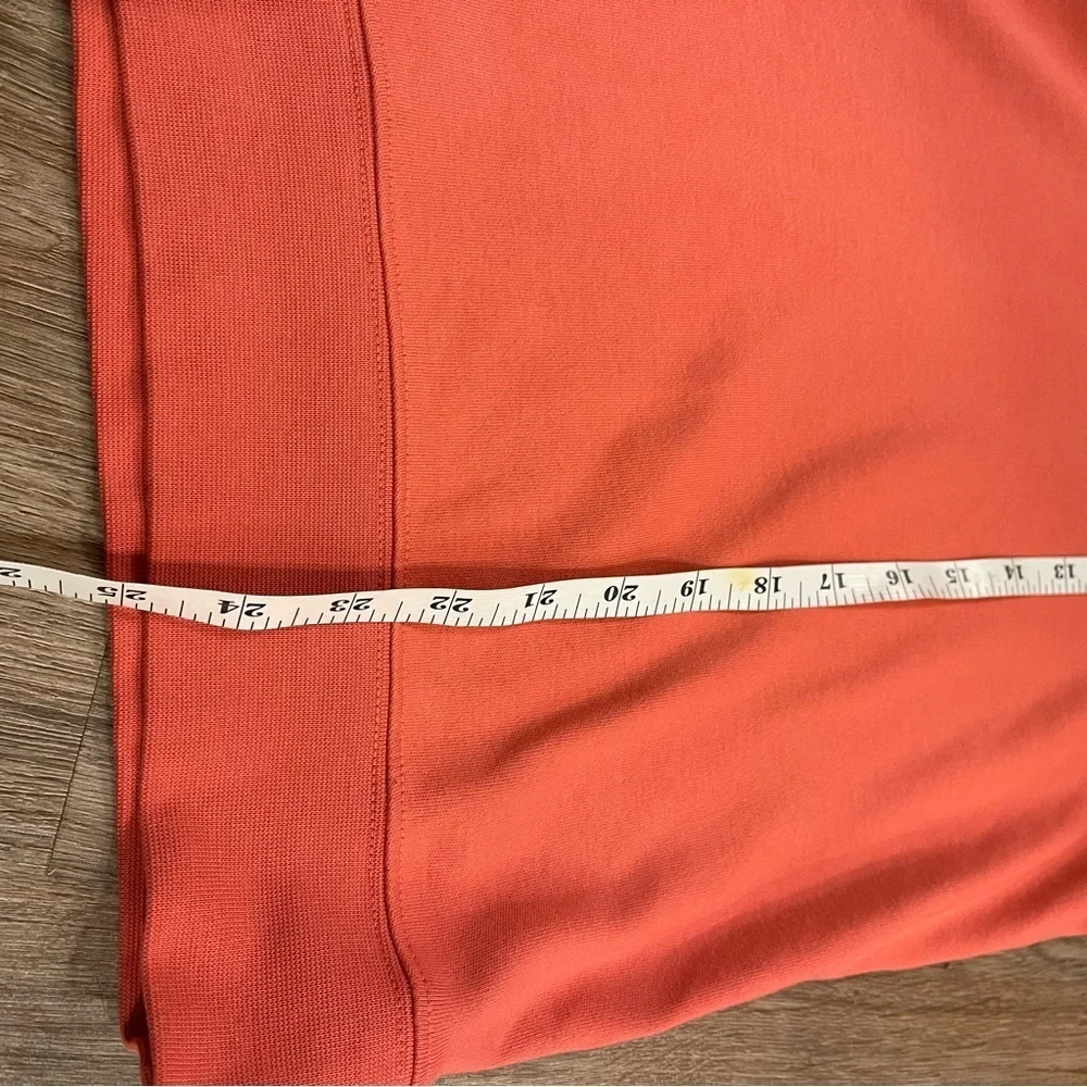Vineyard Vines Saltwater 1/4 Zip Women’s S Coral  Pullover Sweatshirt Pima Whale - Picture 8 of 9